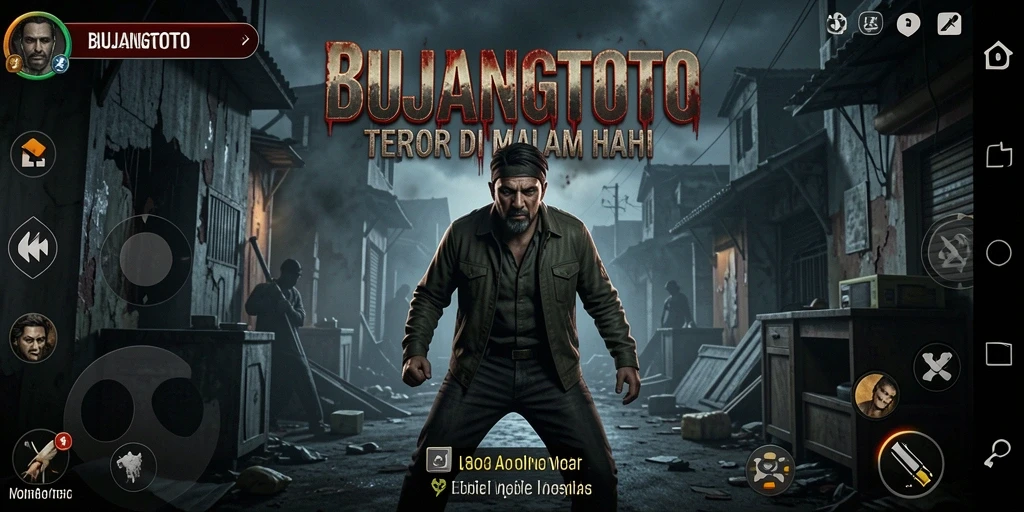 Tampilan gameplay di BUJANGTOTO yang menegangkan dan mencekam.