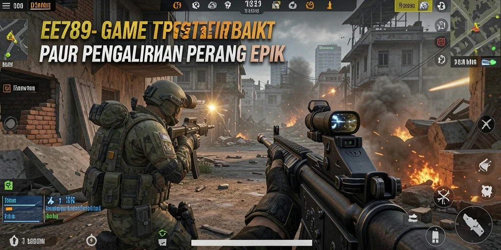 Tampilkan momen seru dalam gameplay EE789 dengan aksi tembak-menembak yang intens.