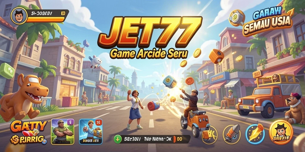 Screenshot menunjukkan aksi seru dalam gameplay JET77 yang penuh tantangan.