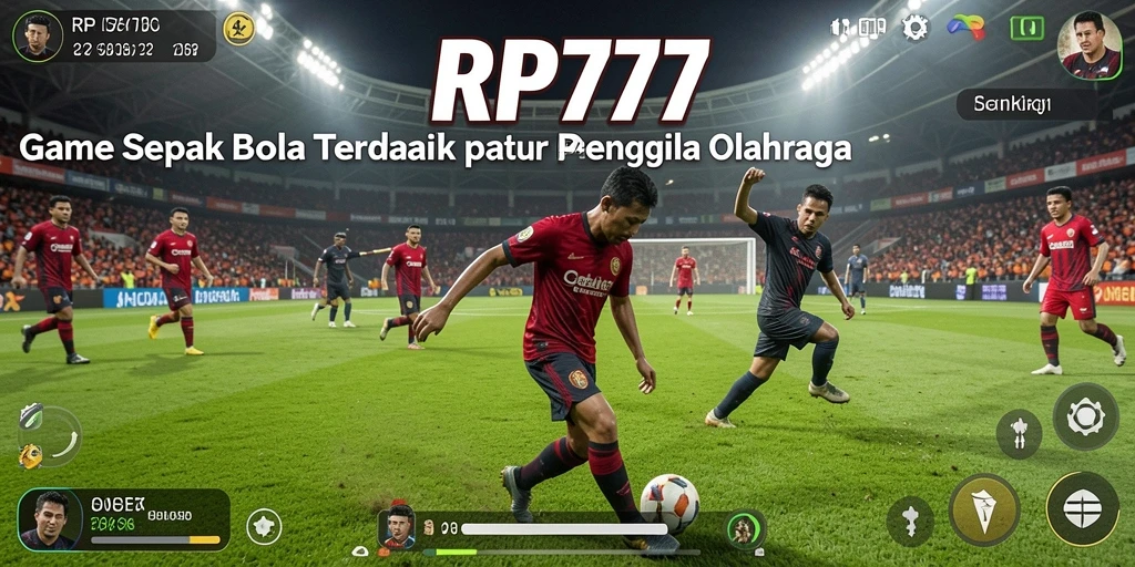 Tampilkan gameplay seru dari persaingan sepak bola.