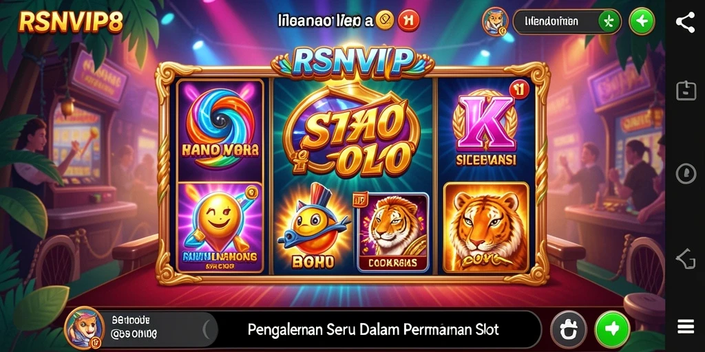 Tampilan gameplay Slot seru di RSNVIP8 dengan grafis memukau.
