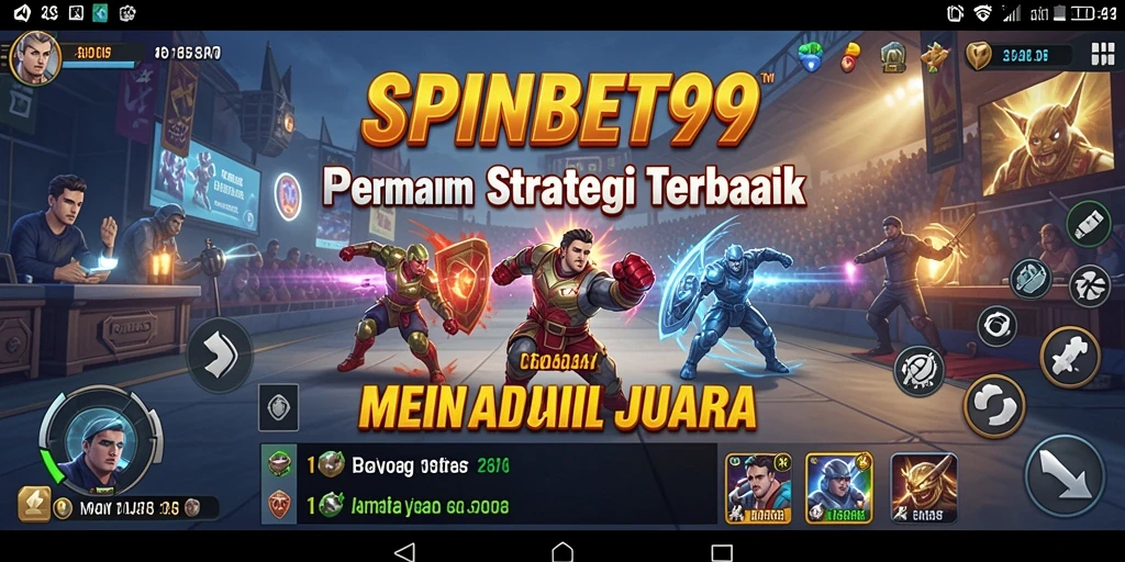 Tampilan gameplay SPINBET99 yang seru dan menantang strategi.