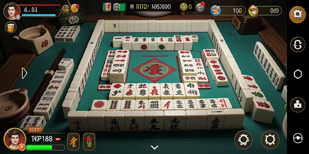Tampilan gameplay seru di TKP188, nikmati permainan Mahjong!