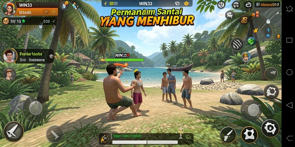 Screenshot gameplay <strong>WIN33</strong> yang menunjukkan keseruan bermain.